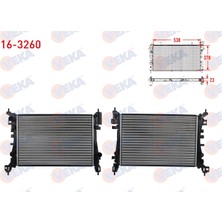 Otoco Opel Corsa D 1.2 (Xel)(Xer) M-T Ac+ 2006-2014 Su Radyatoru Mekanik