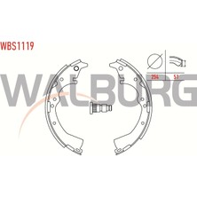 Otoco Toyota Hi-Lux Pick Up 2.5 D-4d 4x2 2005-2011 / Toyota Hilux 2.5 D 19 Fren Pabuc Balata Arka 254X51MM