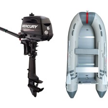 Marinport 3.30 Ahşap Taban Şişme Bot + Mercury 6 Hp Deniz Motoru
