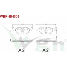 Otoco Bmw 3 Serisi (E36) 318 I 1990-1998 / (E36) 320 I 1990-1998 Arka Fren Balatası