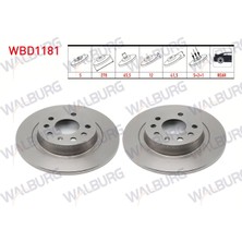 Otoco Opel Vectra C 1.6 16V 2.0 Dti 2002-2008 / Vectra C 1.9 I Arka Duz 5 Bjn 278X12X65,5X41,5 Fren Diski