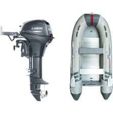 Marinport 3.30 Alüminyum Taban Şişme Bot + Yamaha 9.9 Hp Deniz Motoru