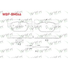 Otoco Bmw 3 SERISI(G20,G80)17 / 4 SERISI(G22,G82)(G23)20 Ön Fren Balatası