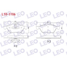 Otoco Renault Megane Iı (Bm0 / 1,cm0 Ön Fren Balatası