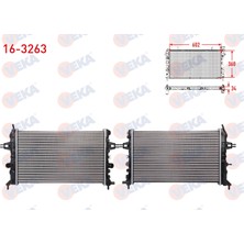 Otoco Opel Astra G (F69) 1.6 16V Twinport M-T Ac+ / 2005-2009 Su Radyatoru Mekanik