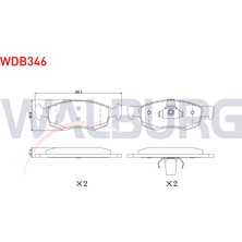 Otoco Dacia Logan 1.5 Dcı 2004-2012 / Logan 1.4 2004-2012 Ön Fren Balatası