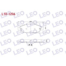 Otoco Peugeot 308 (4A,4C) 1.6 Hdı - 1.6 Vtı - 1.6 Thp 2007-2013 / 3008 1.6 Hdı - 1.6 2009 Ön Fren Balatası