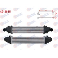 Otoco Mercedes C Serisi (W204) C 250 - E 200 Cdı - E 250 Cgi 2007-2014 Turbo Radyatoru (Intercooler)