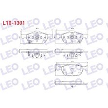 Otoco Honda Accord Vııı (Cu) 2.0 I-Vtec 17.80MM 2008 Ikazlı Ön Fren Balatası