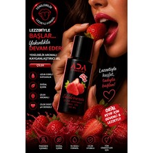 Ada Marketing Kayganlaştırıcı Jel 30 ml Çilek Aromalı Yenilebilir Özel Formül Ultra Yoğun