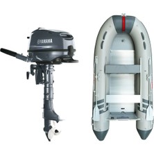Marinport 3.30 Alüminyum Taban Şişme Bot + Yamaha 6 Hp Deniz Motoru