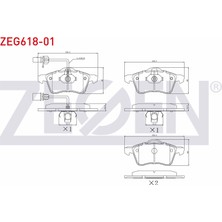 Otoco Volkswagen Transporter Iv (70XB,70XC,7DB,7DW) 2.5 Tdı 1990-2003 Ön Fişli Fren Balatası