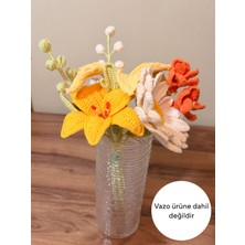 Melanj Craft Örgü Çiçek Buketi