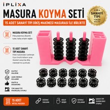 İplixa Iplixa Masura Koyma Seti – 15 Adet Sanayi Tipi Metal Masura + Masura Standı Organizer