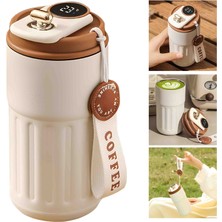 Wolawood Çift Katmanlı Digital Göstergeli 500 ml Termos Mug Şişe LCD Akıllı Ekran Sıcaklık 316 Paslanmaz Çelik Vakum Bardak Ofis Su Çay Kahve Fincanı Taşınabilir Termal Kupa
