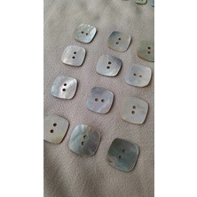Doğal Agoya Hakiki Inci Midye Kabugu Düğme 20 mm 12 Adet