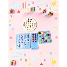 Major Hobi Montessori Eğitim Seti Harf Sayı Şekil Oyunu Çocuk Gelişim Seti - 3D Baskı