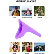 N&M Store Kadınlar Için Hijyenik Ayakta Tuvalet Aparatı Taşınabilir Silikon Idrar Aparatı