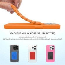 Cekar Store Babilden Telefon Arkasına Yapışan Silikon Vantuzlu Telefon Kılıfı Tutucu Araç Telefon Tutucu Ahtapot Vakumlu Telefon Tutucu (Turuncu (Çift Taraflı))