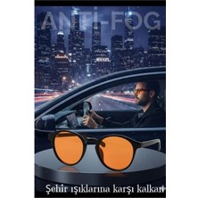 Marsilyan Parlama Önleyici Gece Sürüş Görüş Gözlüğü Sis Far Işık Önleyici Anti-Fog Gözlük