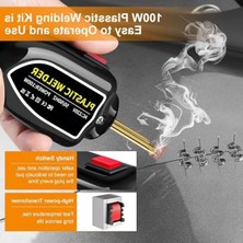 Cekar Store 100W Çantalı 600 Uçlu Plastik Kaynak Makinesi Araba Tampon LED Işıklı XCER-110