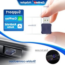 Cekar Store 2025 Kablosuz Carplay & Android Araç Adaptörü, Kablosuza Yükseltilmiş Kablolu Bağlantı, Usb-A/type-C ile Tak ve Çalıştır, iPhone Ios 10+ ve Android 11.0+ ile Çalışır