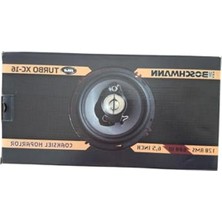 Cekar Store Boshman Xc-16 16 cm (6.5") 2 Yollu Koaksiyel Oto Hoparlör Seti - 600W Yüksek Güç, Kristal Netliğinde Ses ve Derin Bas Performansı (2 Adet)
