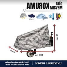 Cekar Store Karavan Çekme Kancası Koruyucu Örtü, Karavan Birleşim Yeri Koruma Kılıfı, Su Geçirmez, Toz ve Kir Önleyici Branda (Kamuflaj)