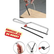 Cekar Store Kıl Testere Mini Boy, Yedek Bıçaklı, Profesyonel El Testeresi, Ahşap, Demir, Çivi, Alüminyum, Cam, Fayans ve Benzeri Malzemeler Için Kesme Testeresi (Yedek Bıçak Hediye)