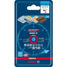 Cekar Store Bosch 1x Expert Carbide Multi Wheel Kesici Diskler (Sert Ahşap, Çivili Ahşap, Plastik, Alçıpan Panel, Ø 76 Mm, Aksesuar Mini Avuç Taşlama Makinesi)