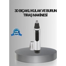 Marsilyan Kişisel Burun ve Kulak Tıraş Makinesi 3D Kavisli Bıçak ve Kompakt Tasarım