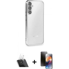 İlk El Grup Pilelistore™ Galaxy A54 5g Kılıf Vadi Minimal - Siyah 3D Antistatik Mat Seramik Nano Ekran Koruyucu + Kamera Lens Koruma Cam - Sf