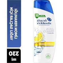 Cekar Store Head & Shoulders Limon Ferahlığı Kepek Karşıtı Yağlı Saçlar Için Günlük Kullanım 330 ml Şampuan