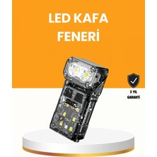 Marsilyan Kamp ve Outdoor Için LED Far 10 Saat Pil Sensörlü Manyetik