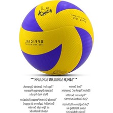 Cekar Store Telvesse Yapıştırma Voleybol Topu Pompalı Set Soft Touch Iç-Dış Mekan Uygun 8 Panel Mavi 280 Gram