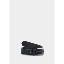 Lacivert  Provoq AYD003 Lacivert 4cm Spor Deri Kemer
