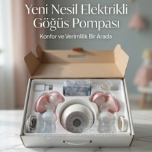 Diamond Mama Elmas Anne XN-D212 Dokunmatik LCD Ekranlı USB Şarjlı Çift Başlıklı 2 Fazlı Elektrikli Göğüs Pompası