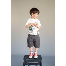 DeFacto %100 Pamuk Denim Şort Erkek Bebek G7553A526SM