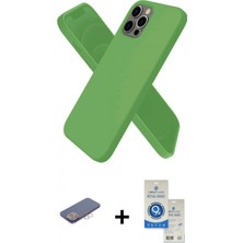 Pileli Store Pilelistore™ iPhone 12 Pro Max Kılıf Kozmos Yansıma Özel Seri - Şeffaf Royal Nano Ekran Koruyucu + Renkli Kamera Lens Koruma Cam - Pe