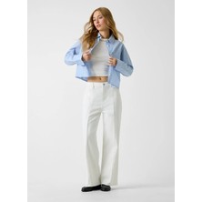 Guess Jeans Beyaz Kadın Denim Pantolon W6RA1HD6521-GJWI