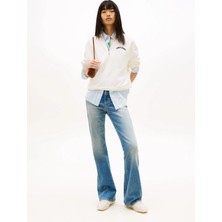Tommy Jeans Lacivert Kadın Denim Pantolon Sylvıa Hgh Flr BJ1237