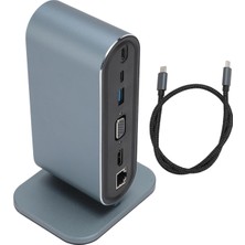 Renas Store ZR773 Type-C Support 4K 12 In 1 Dock Model Pd Station