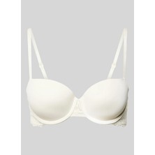 Calvin Klein Fildişi Kadın 000QF7577E Ck Women Balenli Sütyen