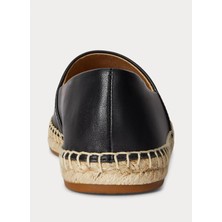 Lauren Ralph Lauren Siyah Kadın Deri Espadril 802P04415001