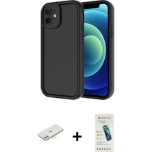 Pileli Store Pilelistore™ iPhone 11 Kılıf Yankı Yansıma Özel Seri - Şeffaf Pasifik Cam Ekran Koruyucu + Renkli Kamera Lens Koruma Cam - Yl