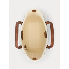 Lauren Ralph Lauren Taba - Krem Kadın El Çantası 431982235003