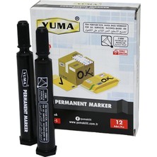 Selfbuysell Yuma YM-790S  Siyah Koli Kalemi 12 Adet