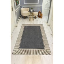 Dolce Mariee Modern Desenli Dijital Baskı Kaymaz Taban Halı H0956