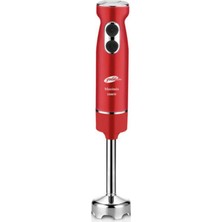 Goldmaster El Tipi Blender 1000 W Maximix Fonksiyonlu Kırmızı Güçlü Performans GM-7244 Maximix