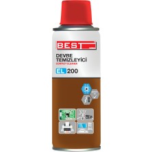 Best EL-200 Yağsız Elektronik Devre Temizleyici Sprey 200 ml Hızlı Uçan Atık Bırakmayan Hassas Formül